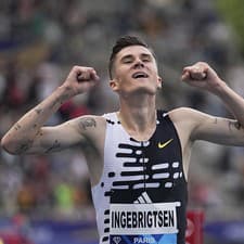Jakob Ingebrigtsen mal z prekonania svetového rekordu obrovskú radosť.