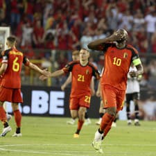 Triumf Belgicka zariadil dvoma gólmi na konci prvého polčasu Romelu Lukaku.