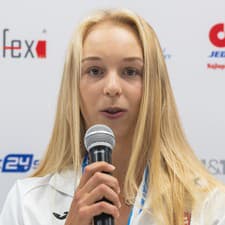 Na snímke slovenská tenistka Nina Vargová,  dvojnásobná medailistka z tenisových majstrovstiev Európy hráčok do 18 rokov.