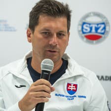 Na snímke Martin Zathurecký, tréner slovenskej  tenistky Niny Vargovej.