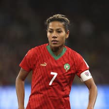 Kapitánka marockej futbalovej reprezentácie Ghizlane Chebbaková.