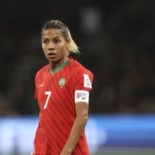 Kapitánka marockej futbalovej reprezentácie Ghizlane Chebbaková.