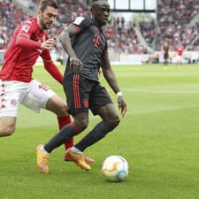 Senegalský futbalista Sadio Mané ešte v drese nemeckého Bayernu Mníchov.