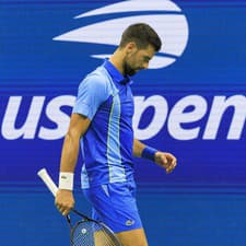 Novak Djokovič na US Open 2023.