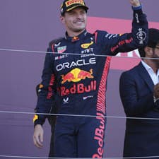 Max Verstappen sa teší z ďalšieho triumfu.