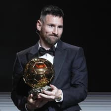 Leo Messi so Zlatou loptou.