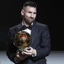 Leo Messi so Zlatou loptou.