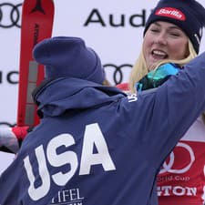 Mikaela Shiffrinová oslavovala domáci triumf v slalome. 