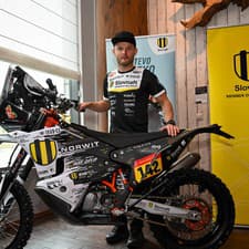 Na snímke slovenský motocyklový pretekár Štefan Svitko.