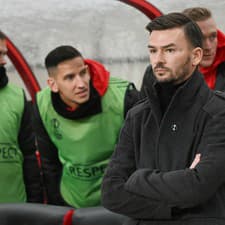 Na snímke tréner Spartaka Michal Gašparík.