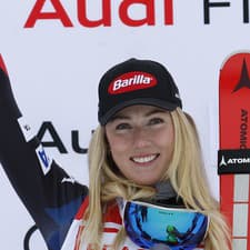 Mikalea Shiffrinová sa takto tešila po triumfe v zjazde v St. Moritzi.