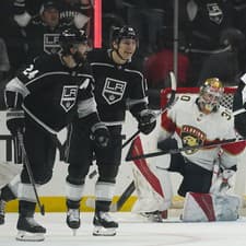 Martin Frk (s číslom 29) obliekal v NHL dres Los Angeles Kings.