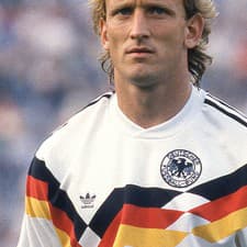Andreas Brehme počas finále MS 1990 proti Argentíne.