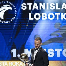Na snímke stredopoliar SSC Neapol Stanislav Lobotka, ktorý sa stal po prvý raz najlepším  futbalistom Slovenska za rok 2023 v tradičnej ankete Slovenského futbalového zväzu (SFZ).
