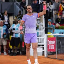 Španielsky tenista Rafael Nadal počas turnaja v Madride.