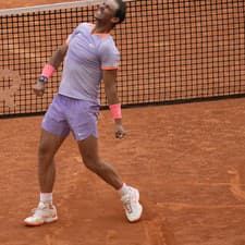 Španielsky tenista Rafael Nadal počas turnaja v Madride.