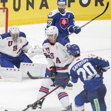 Slováci v poslednom prípravnom zápase pred MS podľahli reprezentácii USA 2:6.