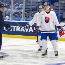 Slovenskí hokejisti absolvovali v Ostrave prvý tréning.