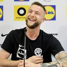 Na snímke slovenský futbalový reprezentant Milan Škriniar.