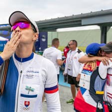 Slovenská strelkyňa Danka Barteková na OH v Paríži.