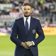 Bývalý futbalista David Beckham. 