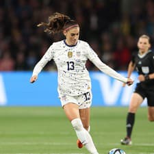 Futbalistka Alex Morganová v reprezentačnom drese USA.