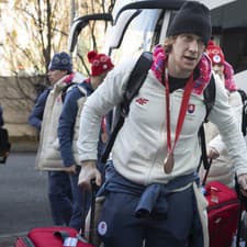 Slovenský hokejový obranca Michal Čajkovský.