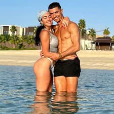 Georgina a Cristiano Ronaldo. 