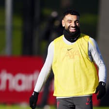 Hviezda Liverpoolu Mohamed Salah.