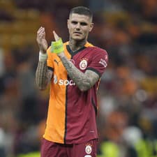 Mauro Icardi v drese tureckého Galatasaray Istanbul.