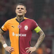 Mauro Icardi v drese tureckého Galatasaray Istanbul.