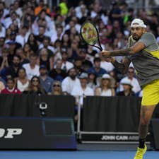 Austrálsky tenista Nick Kyrgios sa v dvojhrách z Australian Open rozlúčil.