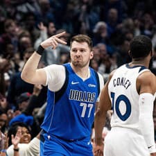 Luka Dončič v drese Dallasu Mavericks