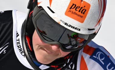 Slovenská lyžiarka Petra Vlhová počas 1. kola slalomu na MS v alpskom lyžovaní vo francúzskom stredisku Courchevel-Méribel 