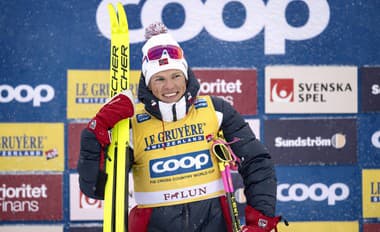 Na snímke nórsky lyžiar Johannes Hösflot Kläbo.