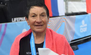 Eva Seidlová na ČSOB Bratislava Marathon 2023. 