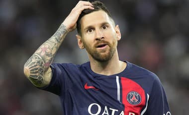 Argentínsky útočník Lionel Messi v drese PSG.