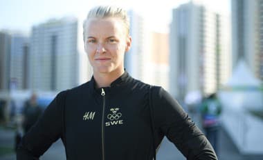 Švédska futbalistka Nilla Fischerová. 