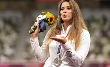 Olympijská medailistka v hode oštepom Maria Andrejczyková.