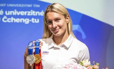 Slovenská atlétka Viktória Forsterová.