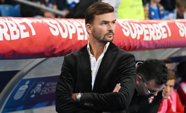 Na snímke tréner Spartaka Michal Gašparík.