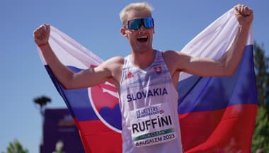 Jubilejnú medailu pre slovenskú atletiku vybojovalo známe meno: Ruffíni junior pridal bronz do rodinnej zbierky