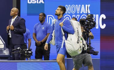 Novak Djokovič na US Open.