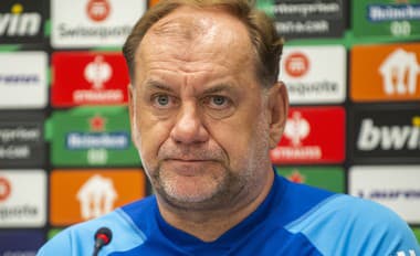 Tréner Slovana Vladimír Weiss st.
