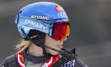 Americká lyžiarka Mikaela Shiffrinová. 