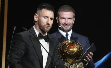 Lionel Messi so Zlatou loptou.