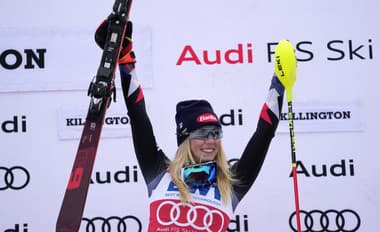 Mikaela Shiffrinová oslavovala domáci triumf v slalome. 