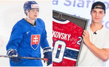 Šimon Nemec a Juraj Slafkovský patria medzi naše najkvalitnejšie hokejové talenty