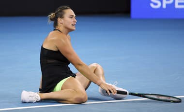 Bieloruská tenistka Aryna Sabalenková finále v Brisbane nezvládla.