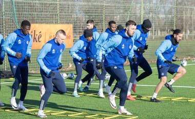 Futbalisti Slovana počas zimnej prípravy